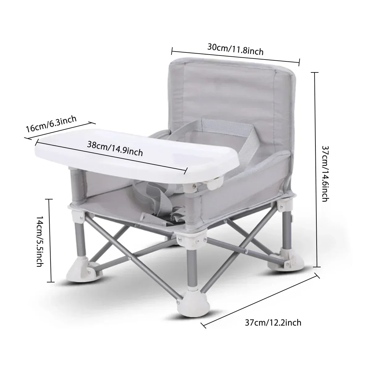 Baby Chair Aluminium Alloy Foldable Portable-2