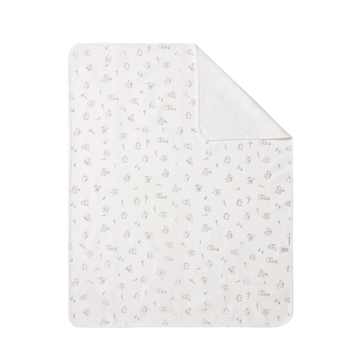 Cute Rabbit Waterproof Baby White Changing Mat-3