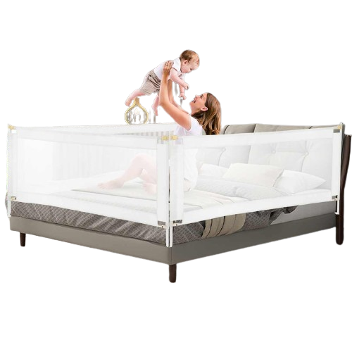 Bed Barrier Fence Safety Guardrail Security Adjustable Baby Home Playpen Game Tent Railing For 0-6 Years-0