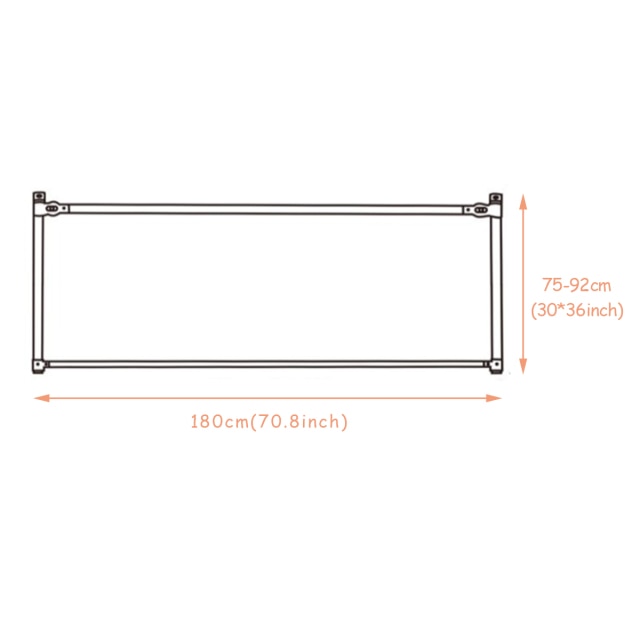 Bed Barrier Fence Safety Guardrail Security Adjustable Baby Home Playpen Game Tent Railing For 0-6 Years-3